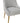 TOV Beatrix Pleated Performance Velvet Dining Chair Light Grey