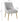 TOV Beatrix Pleated Performance Velvet Dining Chair Light Grey