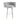 TOV Betty Performance Velvet Stool, Grey / Bar Height option, image 3