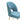 TOV Swell Performance Velvet Dining Chair Sea Blue