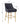 TOV Beatrix Pleated Performance Velvet Stool, Grey / Counter Height option, image 6