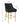 TOV Beatrix Pleated Performance Velvet Stool, Black / Bar Height option, image 5