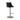 TOV Reagan Performance Vegan Leather Adjustable Stool Black