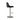 TOV Reagan Performance Vegan Leather Adjustable Stool Black