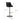 TOV Reagan Performance Vegan Leather Adjustable Stool Black