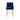 TOV Beatrix Performance Velvet Stool, Navy / Counter Height option, image 3