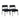 TOV Jolene Performance Velvet Dining Chair - Set of 2 Black