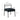 TOV Jolene Cream and Black Performance Linen Dining Chair - Set of 2 Black, Cream - ON FINAL SALE
