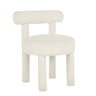 TOV Carmel Cream Performance Boucle Dining Chair Cream