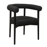 TOV Spara Performance Boucle Dining Chair Black