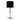 TOV Paddy Performance Vegan Leather Adjustable Stool Black