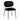 TOV McKenzie Performance Vegan Leather Stackable Dining Chair - Set of 2 Black