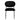 TOV McKenzie Performance Vegan Leather Stackable Dining Chair - Set of 2 Black