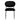 TOV McKenzie Performance Vegan Leather Stackable Dining Chair - Set of 2 Black