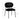 TOV McKenzie Performance Vegan Leather Stackable Dining Chair - Set of 2 Black