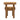TOV Carmel Performance Velvet Dining Chair Cognac