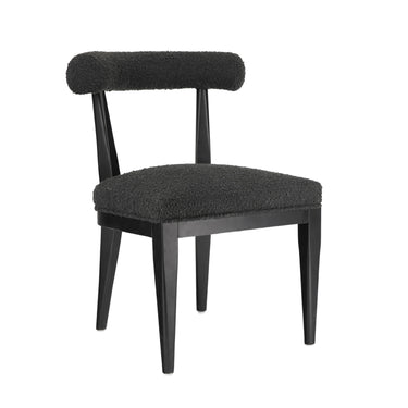 TOV Palla Performance Boucle Dining Chair Black