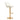 TOV Venus Cream Performance Vegan Leather and Gold Adjustable Swivel Stool
