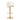 TOV Venus Cream Performance Vegan Leather and Gold Adjustable Swivel Stool