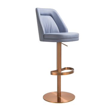 TOV Maven Performance Vegan Leather Adjustable Swivel Stool Lavender - ON FINAL SALE