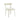TOV Margaret Performance Chenille Bolster Back Dining Chair Cream