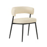 TOV Maxine Cream Performance Vegan Leather Dining Chair Cream
