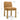 TOV Tiara Performance Velvet and Oak Dining Chair Cognac