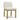 TOV Tiara Performance Velvet and Oak Dining Chair Cream