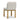 TOV Tiara Performance Velvet and Oak Dining Chair Cream