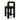 TOV Hazel Performance Boucle Counter Stool Black