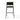 TOV Gale Performance Vegan Leather Stackable Stool - Set of 2 Black