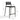 TOV Gale Performance Vegan Leather Stackable Stool - Set of 2 Black