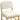 TOV Calla Performance Velvet Dining Chair Cream