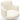 TOV Jeffree Performance Boucle Swivel Dining Chair, Cream option, image 5