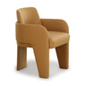 TOV Leo Performance Vegan Leather Dining Chair Tan