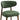 TOV Zinea Performance Textured Velvet Counter Stool Forest Green