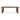TOV Oani 83" Walnut and Glass Rectangular Dining Table Natural