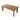 TOV Oani 83" Walnut and Glass Rectangular Dining Table Natural