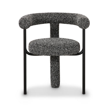 TOV Synn Black Performance Boucle Dining Chair Black