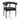 TOV Spara Performance Vegan Leather Dining Chair Black