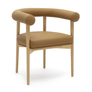 TOV Spara Performance Vegan Leather Dining Chair Cognac
