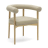 TOV Spara Performance Vegan Leather Dining Chair Taupe