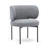 TOV Maureen Speckled Grey Performance Boucle Dining Chair Grey