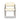 TOV Tatum 2-Tone Performance Vegan Leather Dining Chair Cream