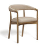TOV Vina Performance Vegan Leather Dining Chair Taupe