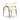 TOV Tatum Cream 2-Tone Performance Vegan Leather and Jacquard Dining Chair Cream
