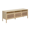 TOV Sierra 65" Cane Media Console Buttermilk