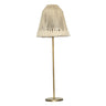 TOV June White Floor Lamp Gold, White Medium