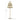 TOV June White Floor Lamp Gold, White Medium
