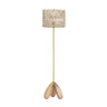 TOV Alondra Wooden Floor Lamp Antique Gold, Natural - ON FINAL SALE